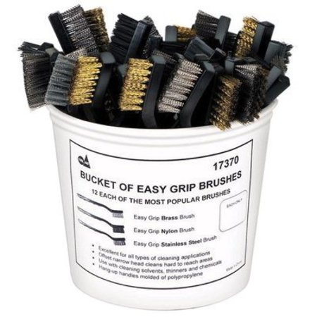 S&G TOOL AID BUCKET OF EASY GRIP BRUSHES SG17370